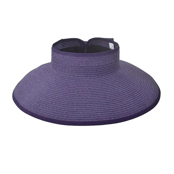 Foldable Cool Straw Hat with Large Brim