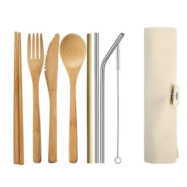 Bamboo Spoon Knife Set