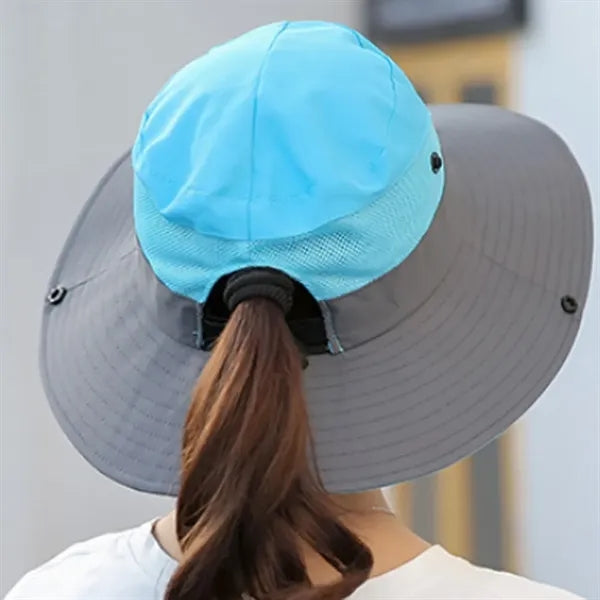 Cooling Mesh Ponytail Hole Cap
