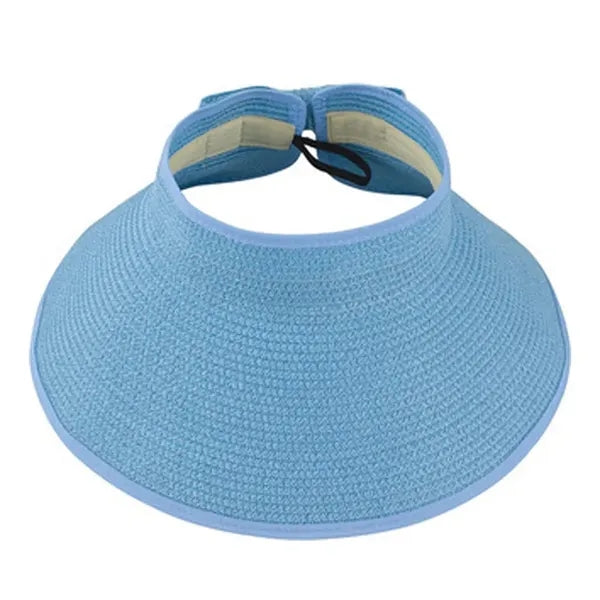 Foldable Cool Straw Hat with Large Brim