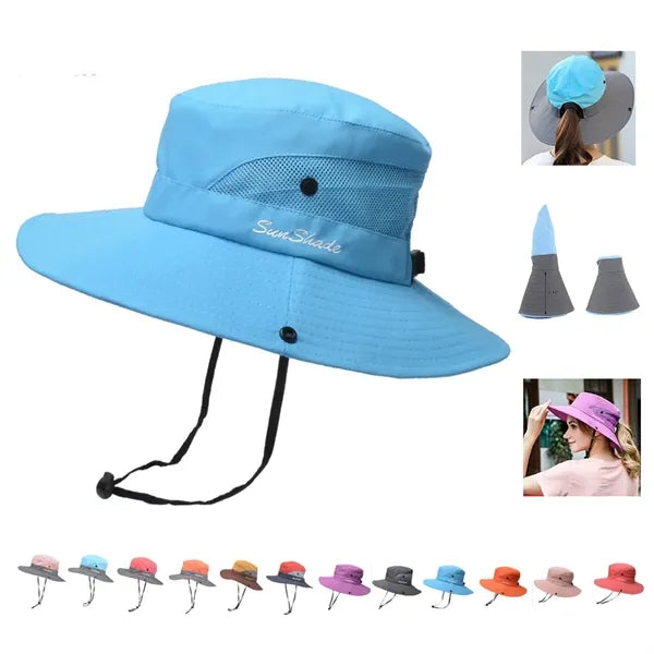 Cooling Mesh Ponytail Hole Cap