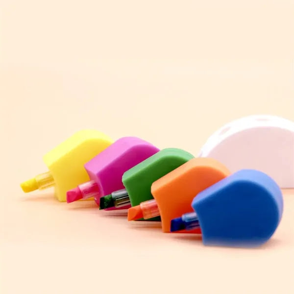 5 in 1 Flower Watercolor Fluorescent Pen Petals Highlighters