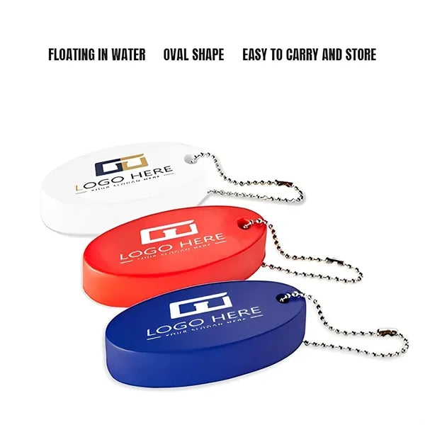 Oval Floating Keychain