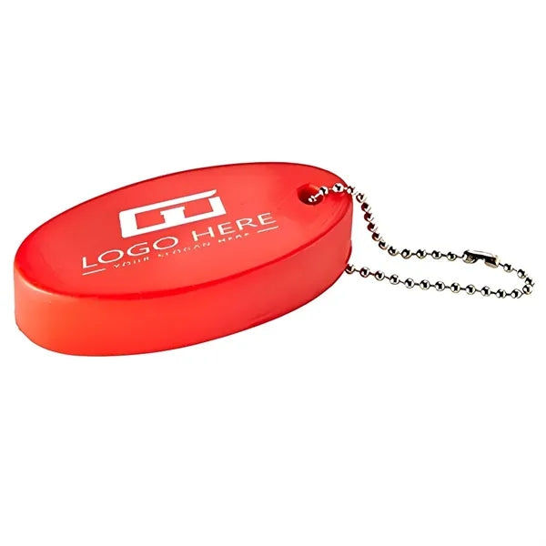 Oval Floating Keychain