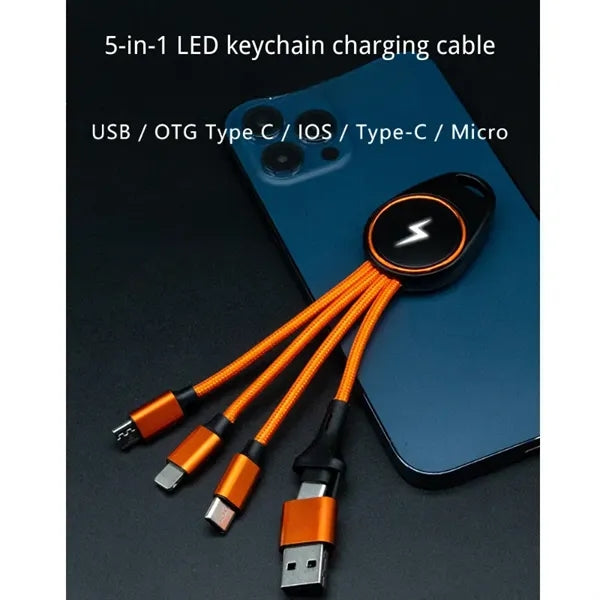 5 in 1 Multi Charging Cable