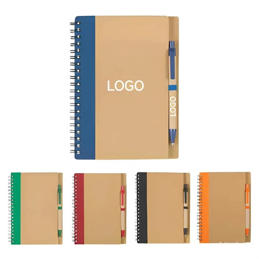 A5 Spiral Notebook with pen