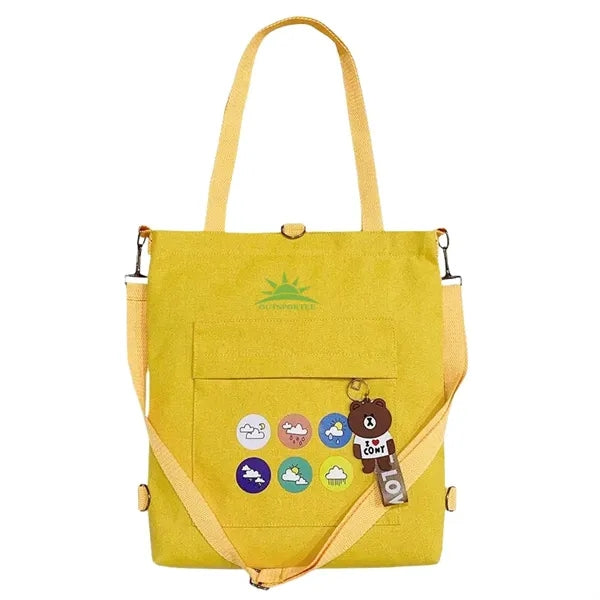 Canvas Multi-purpose Crossbody Bag