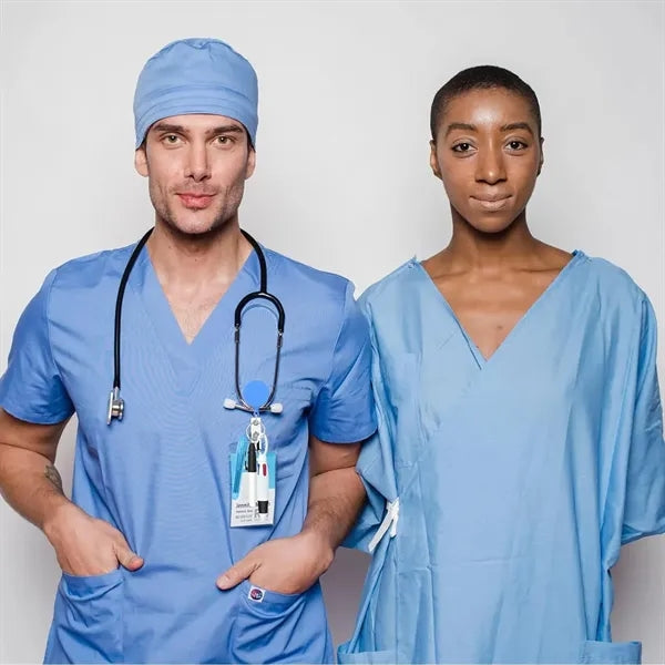 Retractable Nurse Badge Clip and Pen Set