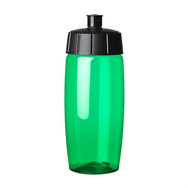 Push Spout Plastic Water Bottle, 19 oz.