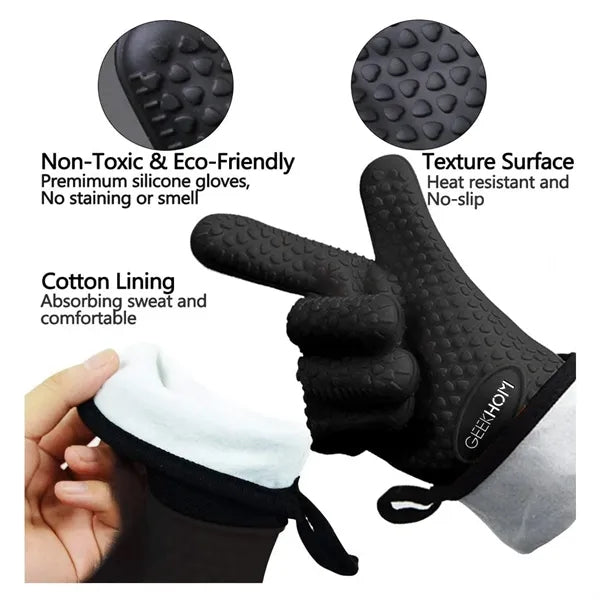 Kitchen Silicone Oven Mitts
