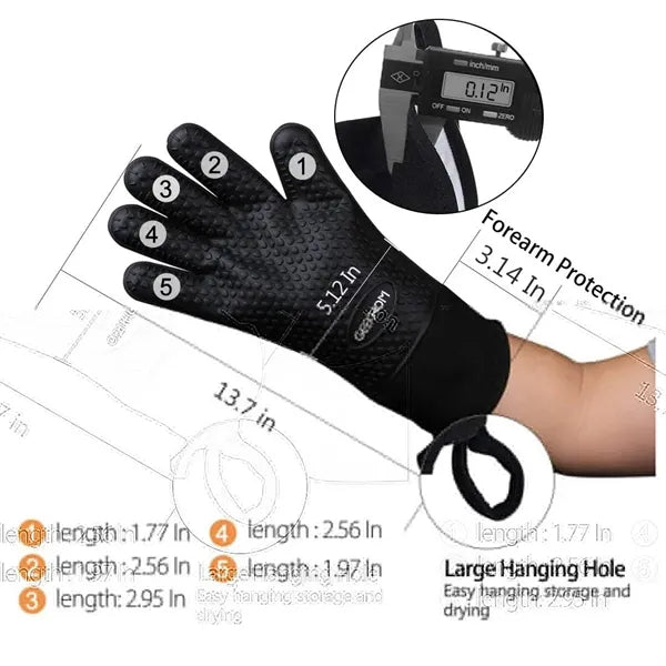 Kitchen Silicone Oven Mitts
