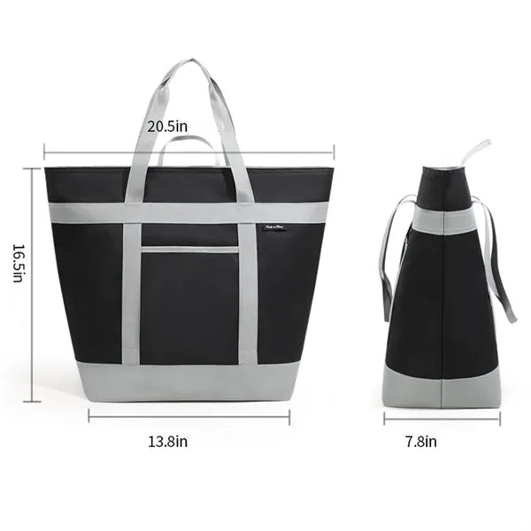 Outdoor Picnic Insulated Tote Aluminum Foil Thermal Bag