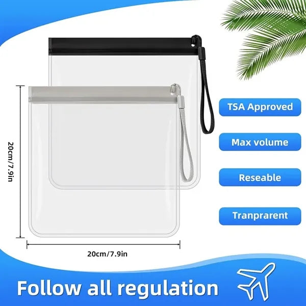 Essentials Clear Travel Bags