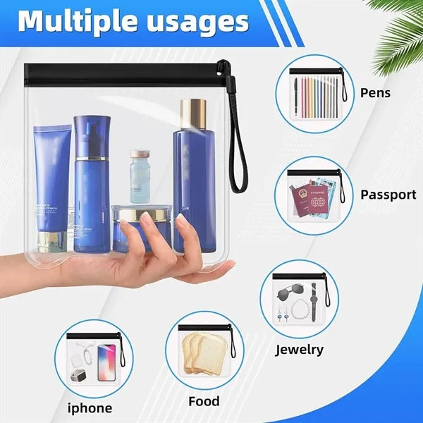 Essentials Clear Travel Bags
