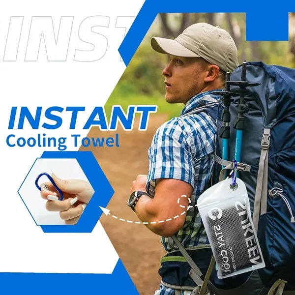 Breathable Chilly Towel with carry bottle