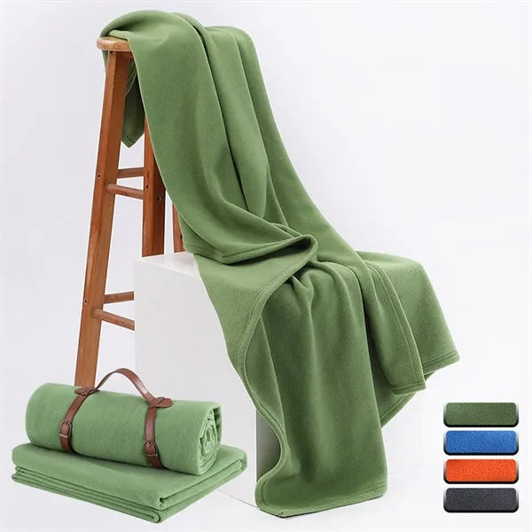Color Soft Polar Fleece Throw Blankets for Couch Office Home