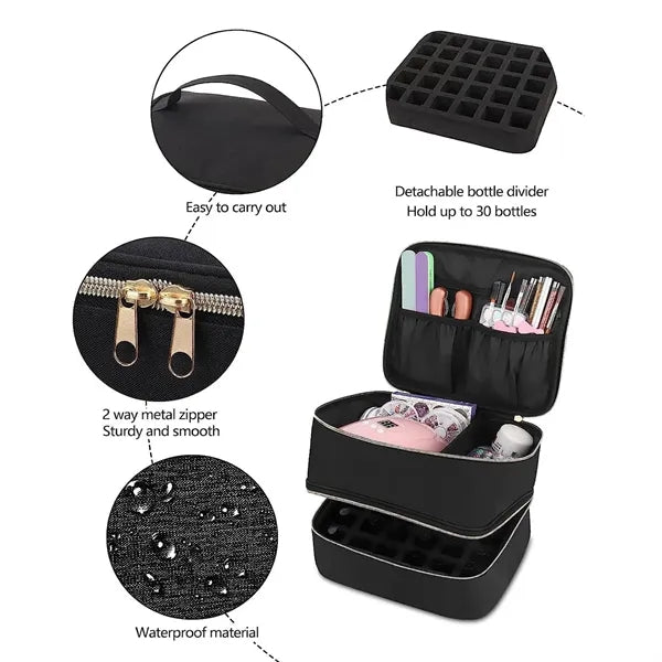 Stylish Organizer Bag For Nails Polish
