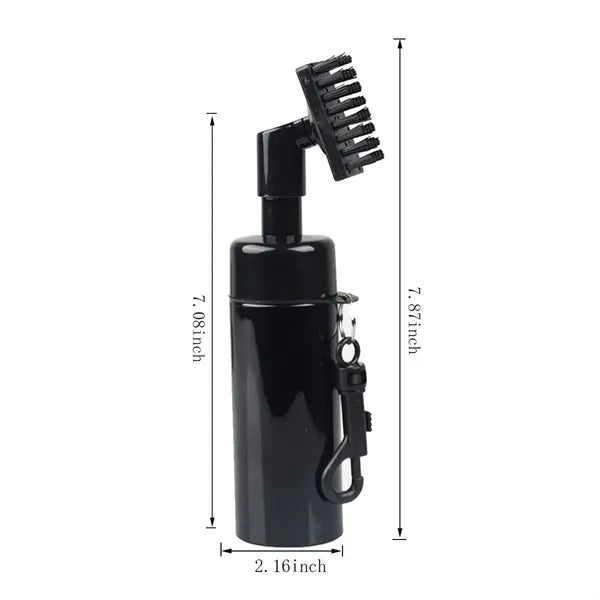 Golf Club Groove Cleaner Brush Bottle with Water Dispenser