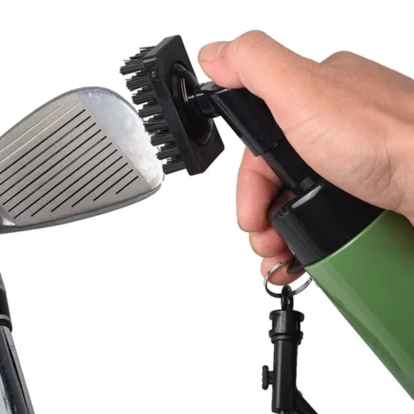 Golf Club Groove Cleaner Brush Bottle with Water Dispenser