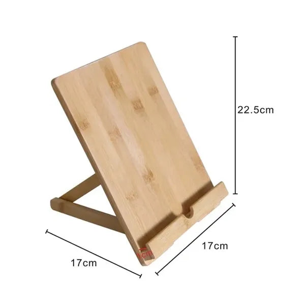 Bamboo Cell Phone Stand Wooden Tablet