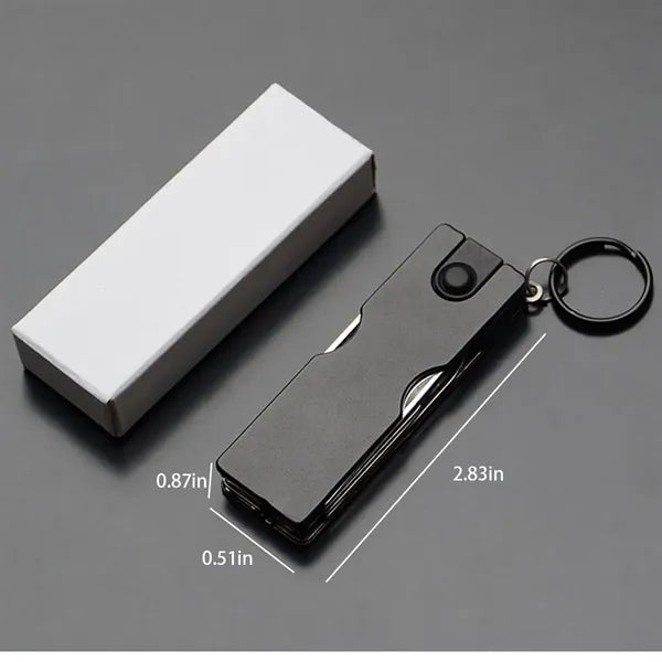8in1 MultiFunctionNail Clipper Pocket Keychain Knife Scissor