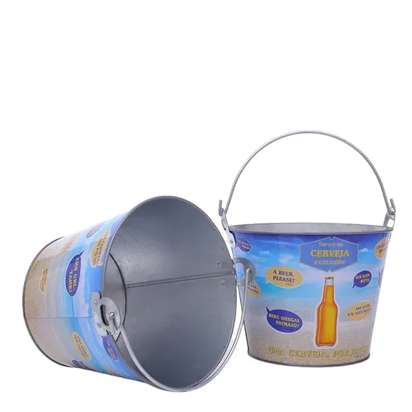 8L Handy Galvanized Ice Bucket