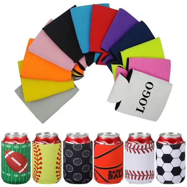 12oz Polyester Collapsible Insulated Beer Can Cooler Sleeve
