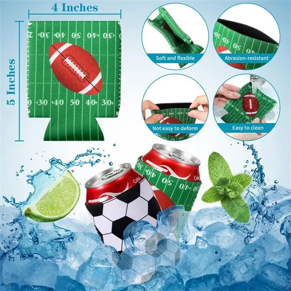 12oz Polyester Collapsible Insulated Beer Can Cooler Sleeve