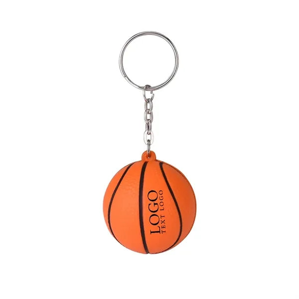 Basketball Stress Reliever Keychains