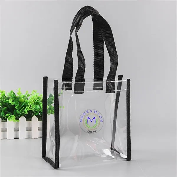 Transparent Bordered Tote Bag