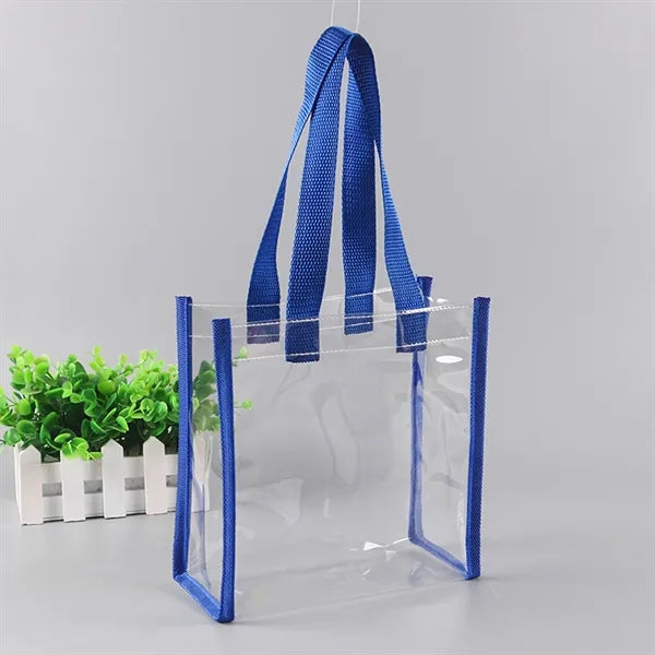 Transparent Bordered Tote Bag