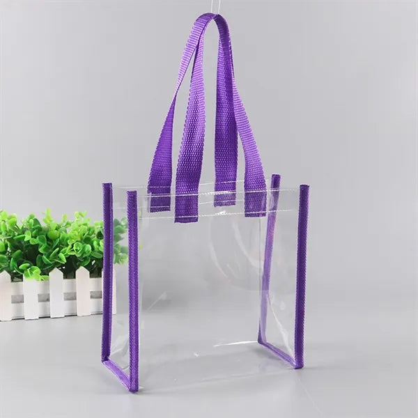 Transparent Bordered Tote Bag