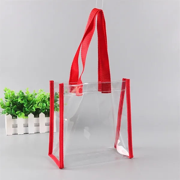Transparent Bordered Tote Bag