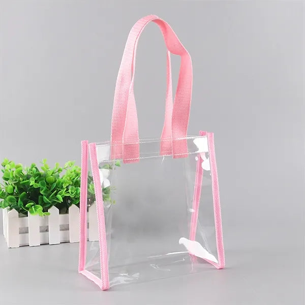 Transparent Bordered Tote Bag
