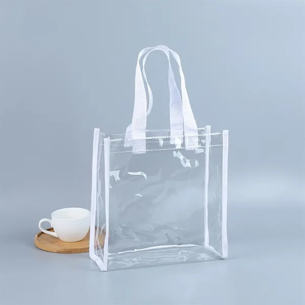 Transparent Bordered Tote Bag