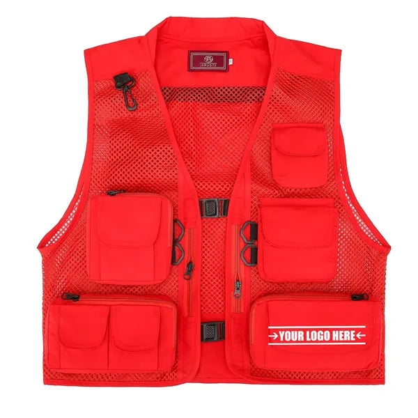 Multi Pockets Fishing Vest