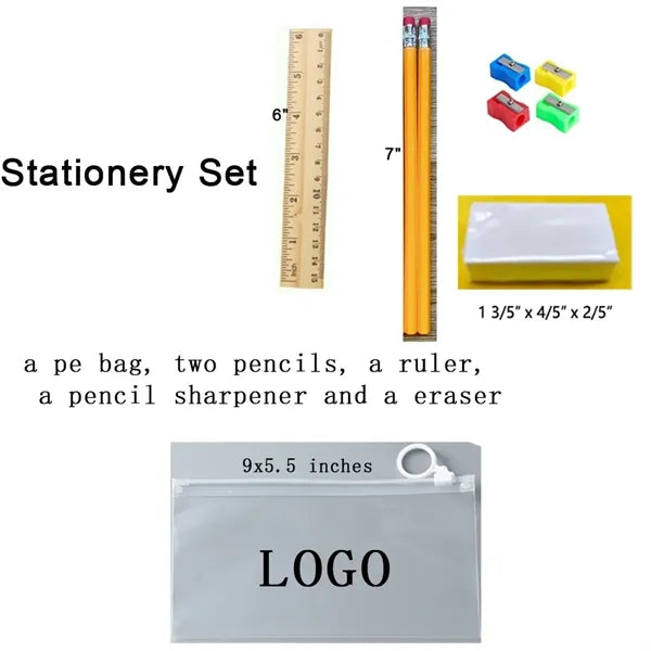 9 " x 5.5 "Stationery Set