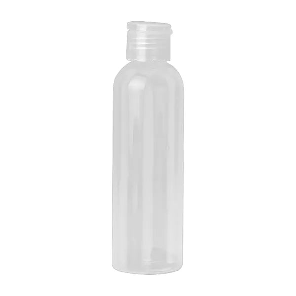 Transparent Flip-Top Plastic Lotion Bottle