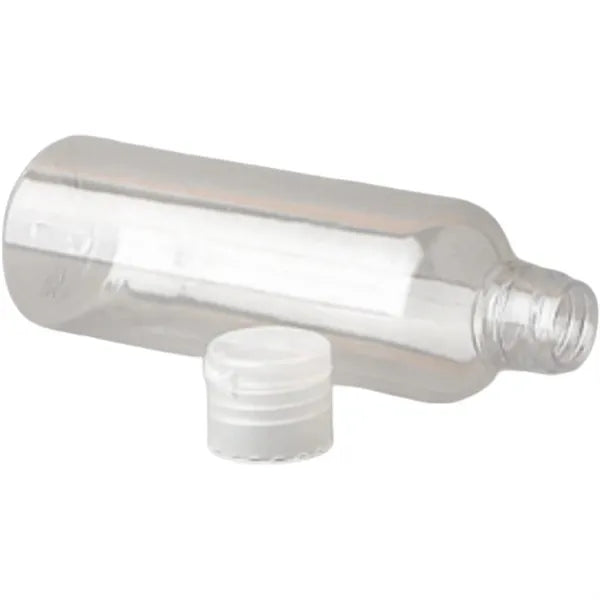 Transparent Flip-Top Plastic Lotion Bottle
