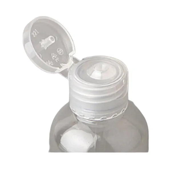 Transparent Flip-Top Plastic Lotion Bottle