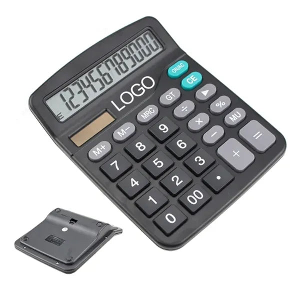 12 Digit Solar-Powered & Battery Calculator