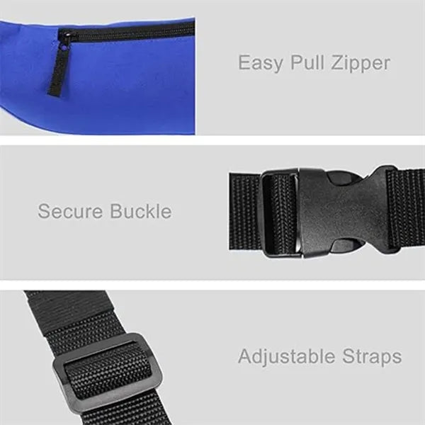 Fanny Bag Adjustable Pack Oxford Workout Traveling Running