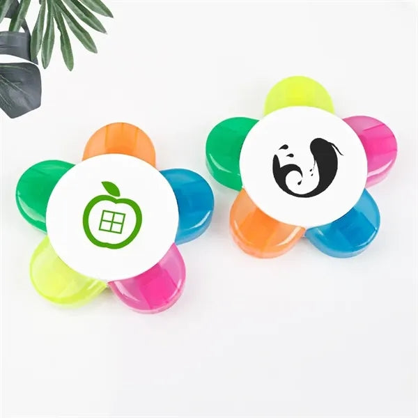 Flower Shape Watercolor Highlighter Pens