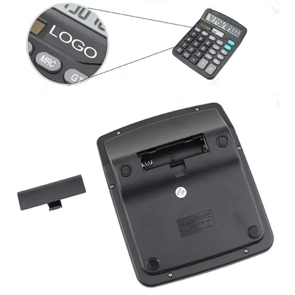 12 Digit Solar-Powered & Battery Calculator