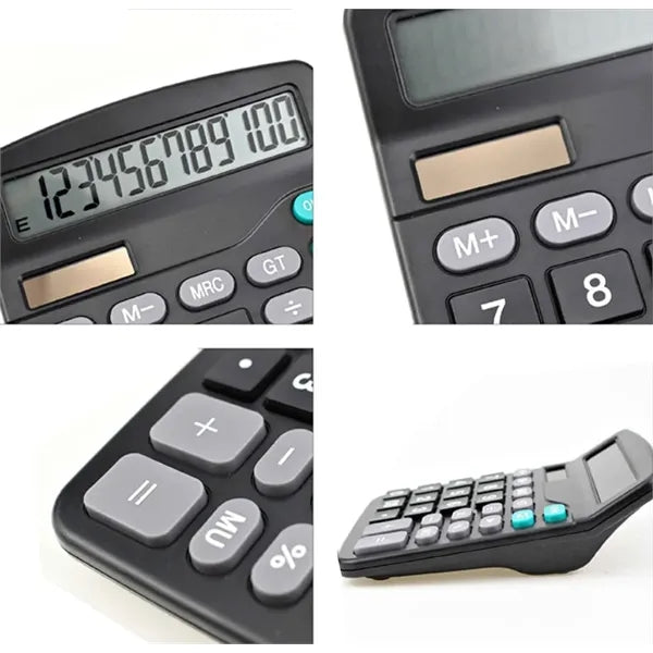12 Digit Solar-Powered & Battery Calculator