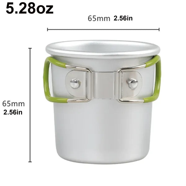 Camping Stainless Steel Folding Mug Cup