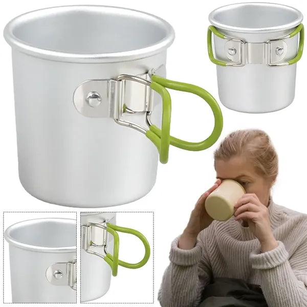 Camping Stainless Steel Folding Mug Cup