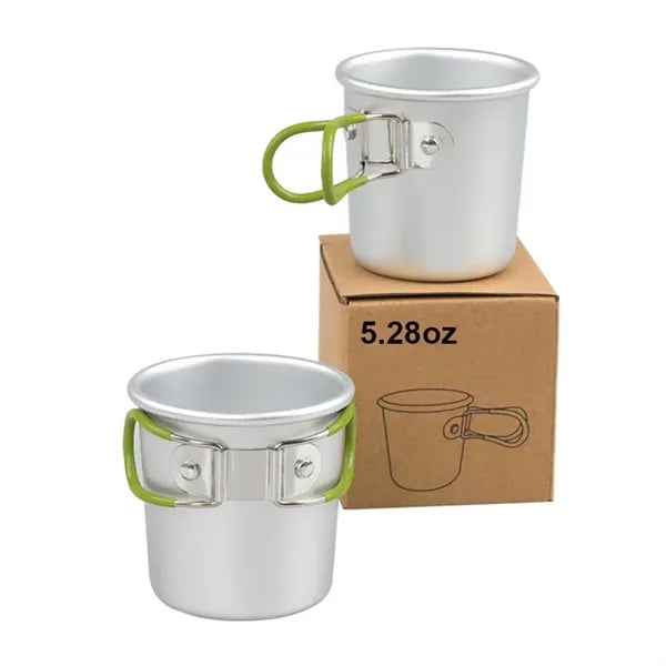 Camping Stainless Steel Folding Mug Cup