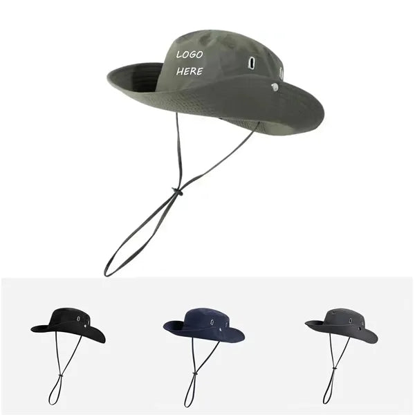 Quick Dry Breathable Wide Brim Bucket Hat
