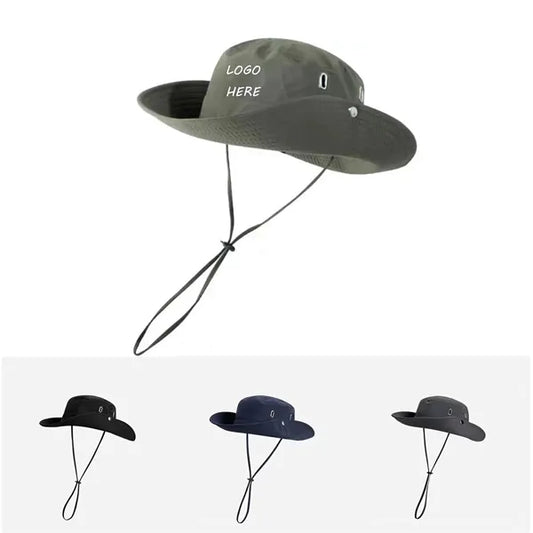 Quick Dry Breathable Wide Brim Bucket Hat